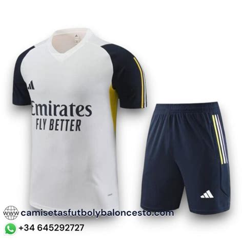 Conjunto Real Madrid Local Entrenamiento Camisetas Futbol