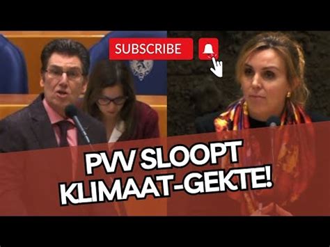 Nieuwe Pvv Er Sloopt Klimaat Gekte Van Dit Kabinet Youtube