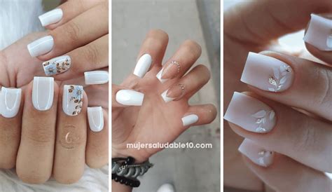 10 Diseños De Uñas Blancas Para Probar Esta Temporada Mujer Saludable