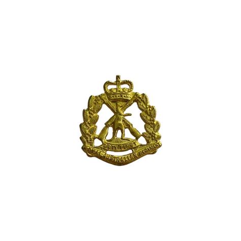 Royal Australian Regiment Brass Collar Badge Qc 1960s A191