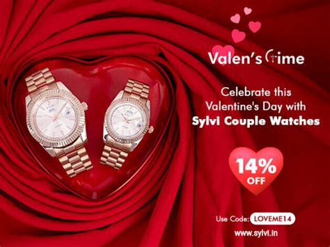 Timeless Bonds Elevate Your Valentines Day With Exquisite Sylvi Couple Watches And Discounts