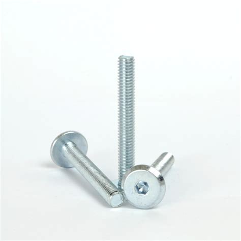 M6 x 25mm Joint Connector Furniture Bolts Bright Zinc Plated