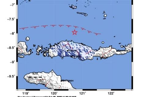 Gempa Terkini Ruteng Flores Nusa Tenggara Timur Diguncang Gempa