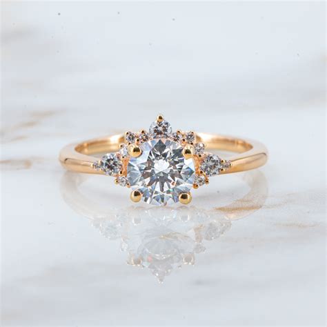 Unique Asymmetrical Engagement Ring Atelier Yuwa Ciao Jp