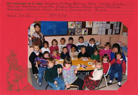 Photo De Classe Petite Section Maternelle De 1991 Ecole Du Clos Faroux