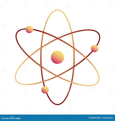 Atom symbol png stock photo. Illustration of model, nucleus - 306022530