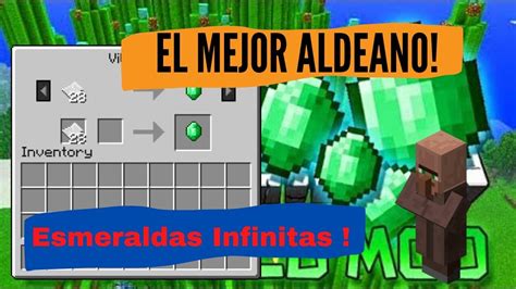 Esmeraldas Infinitas El Mejor Aldeano Minecraft Trucos Youtube