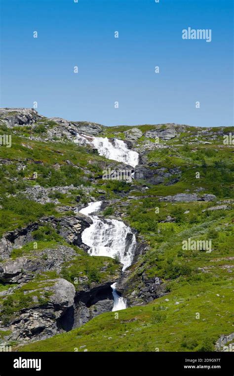 Geiranger waterfalls hi-res stock photography and images - Alamy