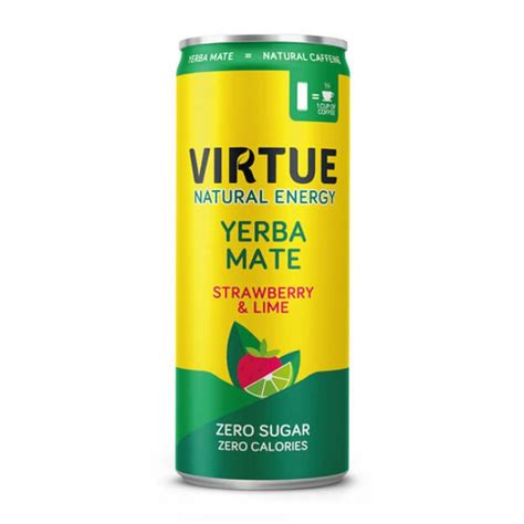 Natural Energy Virtue Yerba Mate Fragola E Lime X Ml