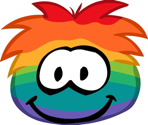 Rainbow Puffle | Club Penguin Rewritten Wiki | Fandom