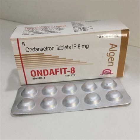 Ondansetron 8mg Tablets Cool And Dry Place At Best Price In Sirmaur Algen Healthcare Ltd