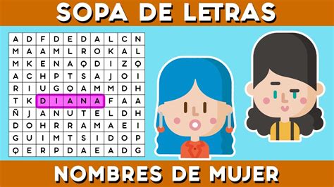 Sopa De Letras Con Nombres De Personas Image To U