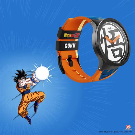 Sb Z Swatch Goku X Dragonball Z Year Warranty Dragon Ball Z Goku