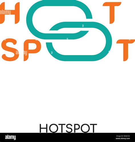 Logo Hotspot Isolé Sur Fond Blanc Pour Votre Site Web Mobile Et App