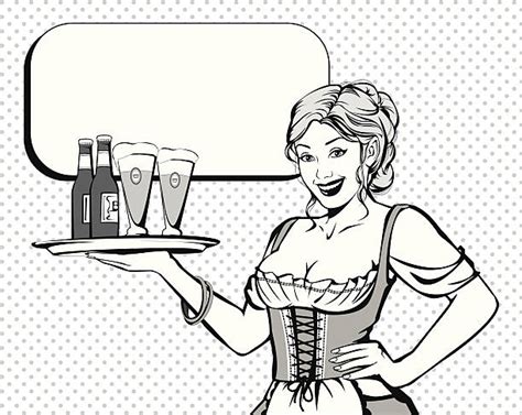 170 Pin Up Waitress Stock Illustrations Royalty Free Vector Graphics