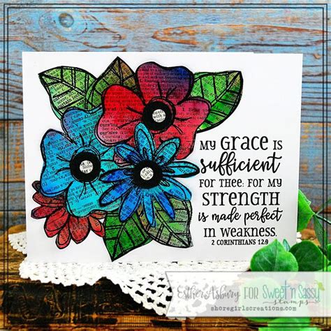 Shoregirls Creations Scribble Flowers Flower Stamp My Flower Flower