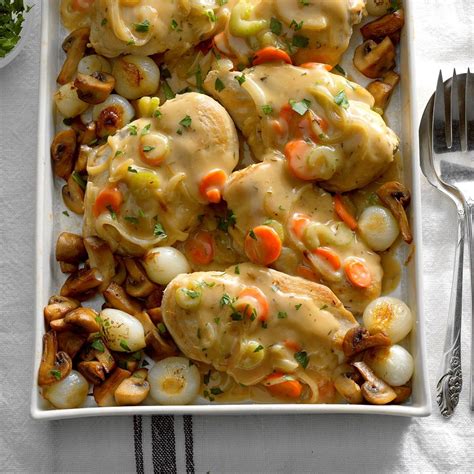 Creamy Braised Chicken Recipe Taste Of Home