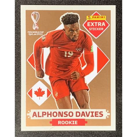 Figurinha Alphonso Davies Bronze Legend Panini Original Extra Sticker