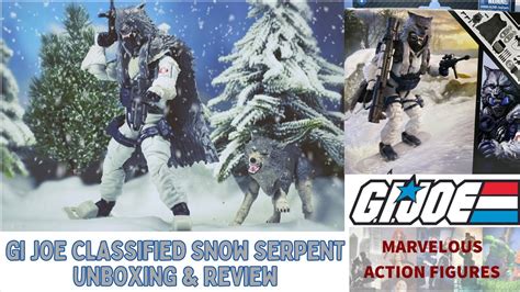 GI Joe Classified Snow Serpent Unboxing And Review YouTube