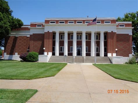 Meade KS Meade CO Courthouse Front – Leon Kingfish