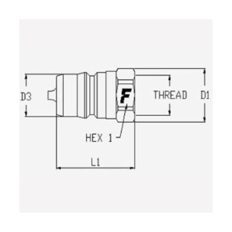 Industry Standard Couplings Iso B Interchangeability Male