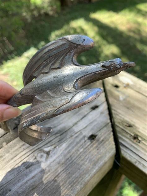 Vintage 1931 33 Chevrolet Chevy Eagle Radiator Cap Hood Ornament Gas