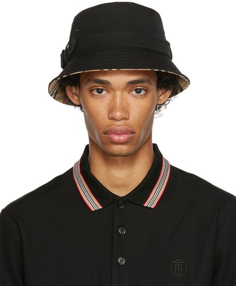 Burberry Black Heritage Hat SSENSE