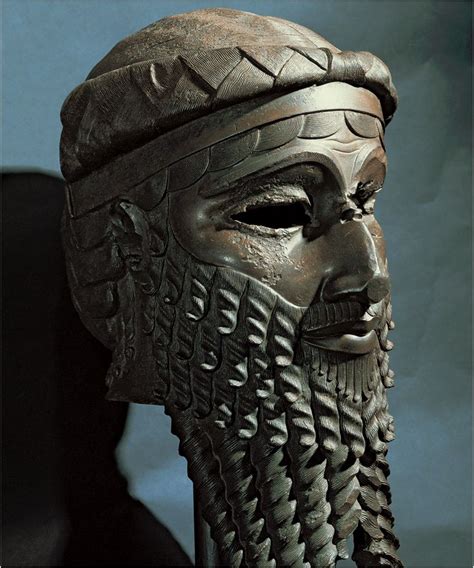 Bronze Head Of A King Perhaps Sargon Of Akkad From Nineveh Akkadian