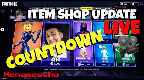 📺menameschos Live Ps4 💫 Item Shop Update ♻ Countdown ♻ Fortnite Battle