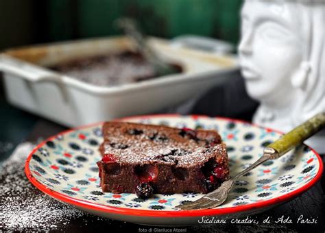 Clafoutis Al Cioccolato E Mirtilli Siciliani Creativi In Cucina