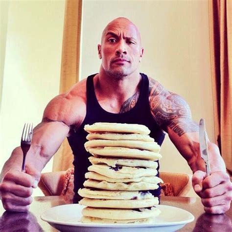 Dwayne Johnson Food