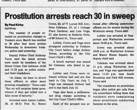 Prostitution arrests - Newspapers.com