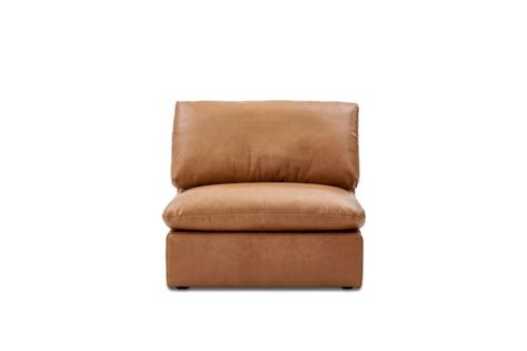 Dawson Leather Armless Sofa Castlery Singapore