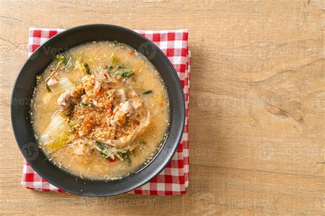 Sukiyaki Soup with Pork in Thai Style 11705555 Stock Photo at Vecteezy