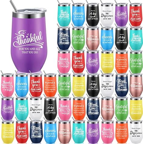 Amazon Sieral Thank You Gifts For Women Men 16oz Wine Tumblers