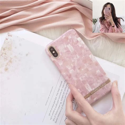 Glitter Shinning Gold Line Ins Hot Shinny Pink Grid Marble Tpu Case Glossy Tpu Stone Pattern