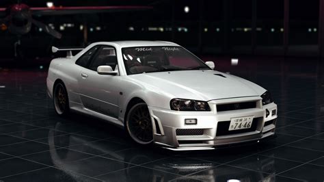 Assetto Corsaスカイライン GT R BNR34 KNM KNM N Line Nissan Skyline GT R