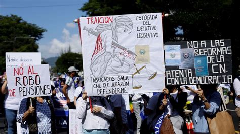 Thousands Of People In El Salvador Are Protesting Against President