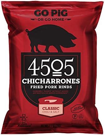 Amazon 4505 Chicharrones Fried Pork Rinds Classic Chili Salt