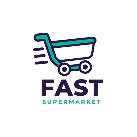 Premium Vector Supermarket Logo Simple Design