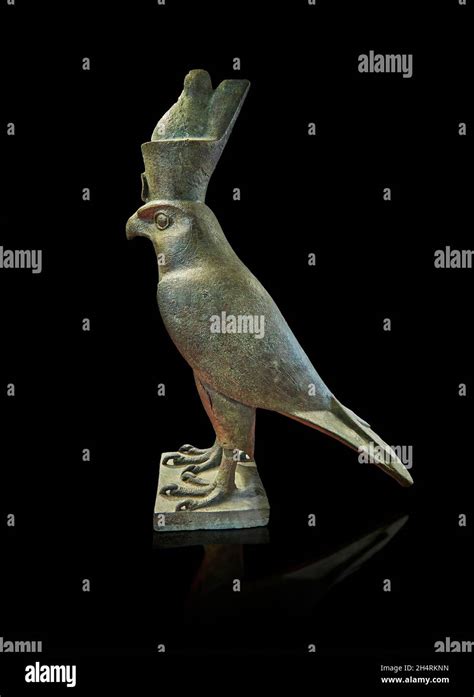 Ancient Egyptian Horus Falcon Statue 664 332 Bc Copper Alloy Louvre