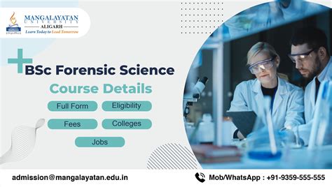 Bsc Forensic Science Course Details Full Form Eligibility Duration