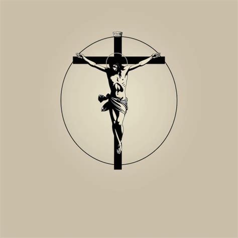 Le Jésus Christ sur la croix est un symbole de crucifix catholique