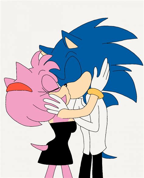 Sonamy Sonic Sonic Kiss Amy