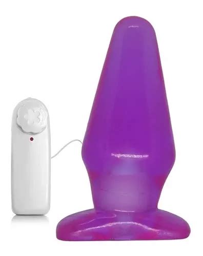 Plug Anal Vibro Cor Roxo Sexy Collection Cm X Cm