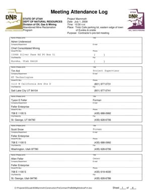 Fillable Online Fs Ogm Utah STATE OF UTAH DEPT OF NATURAL RESOURCES