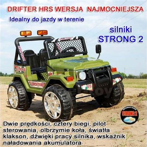 Samoch D Na Akumulator Drifter S Army Ah Super Toys