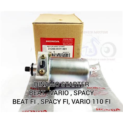 Jual Dinamo Stater Beat Vario Starter Karbu Fi Injeksi Ahm Honda