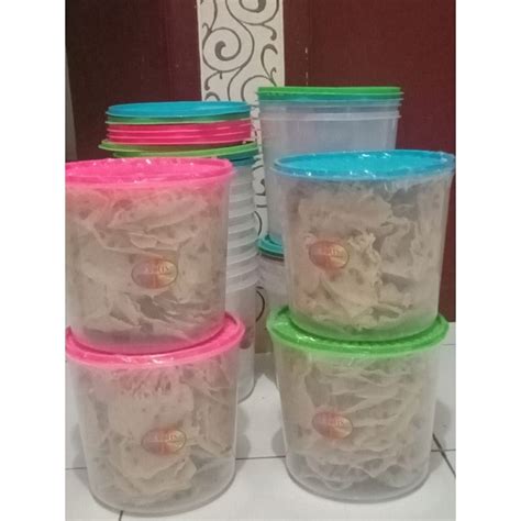 Jual Peyek Kacang Rempeyek Kacang Rebon Kemasan Toples Ltr Indonesia