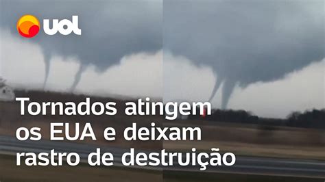 Tornado Nos Eua Afeta Tr S Estados E Deixa Rastro De Destrui O V Deo